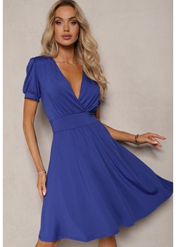 Niebieska Sukienka Agamia ze sklepu Renee odzież w kategorii Sukienki - zdjęcie 174083020