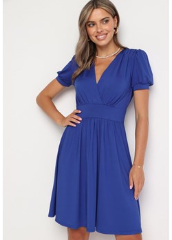 Niebieska Sukienka Coryle ze sklepu Born2be Odzież w kategorii Sukienki - zdjęcie 174083200