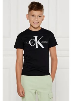 CALVIN KLEIN JEANS T-shirt | Regular Fit ze sklepu Gomez Fashion Store w kategorii Bluzki dziewczęce - zdjęcie 174083893