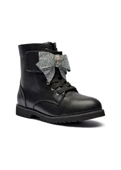 Kurt Geiger Skórzane botki KENSINGTON STRAP BOW ze sklepu Gomez Fashion Store w kategorii Buty zimowe dziecięce - zdjęcie 174083923