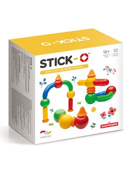 STICK-O 10-częściowy zestaw magnetyczny &quot;STICK-O Basic&quot; - 18 m+ ze sklepu Limango Polska w kategorii Zabawki - zdjęcie 174084254