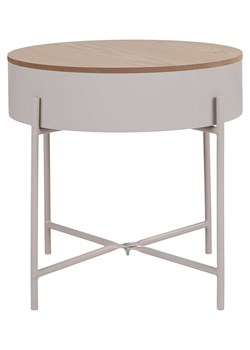 House Nordic Stolik "Sisco" w kolorze jasnobrązowo-beżowym - wys. 40 x Ø 40 cm ze sklepu Limango Polska w kategorii Stoliki kawowe - zdjęcie 174085314