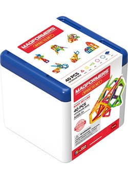 MAGFORMERS 40-częściowy zestaw magnetyczny &quot;Basic&quot; z pudełkiem - 3+ ze sklepu Limango Polska w kategorii Zabawki - zdjęcie 174085642