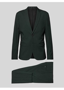 Garnitur o kroju slim fit z kieszeniami z patką model ‘LIAM’ ze sklepu Peek&Cloppenburg  w kategorii Garnitury męskie - zdjęcie 174088070