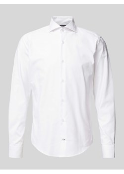 Koszula biznesowa o kroju slim fit z kołnierzykiem typu kent ze sklepu Peek&Cloppenburg  w kategorii Koszule męskie - zdjęcie 174088273