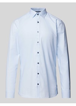 Koszula biznesowa o kroju Super Slim Fit z kołnierzykiem typu kent ze sklepu Peek&Cloppenburg  w kategorii Koszule męskie - zdjęcie 174088313