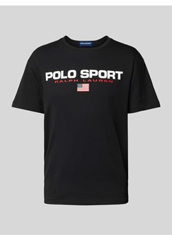 T-shirt z nadrukiem z logo ze sklepu Peek&Cloppenburg  w kategorii T-shirty męskie - zdjęcie 174088363
