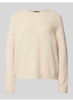 Sweter z dzianiny z okrągłym dekoltem model ‘GHIACCI’ ze sklepu Peek&Cloppenburg  w kategorii Swetry damskie - zdjęcie 174088684