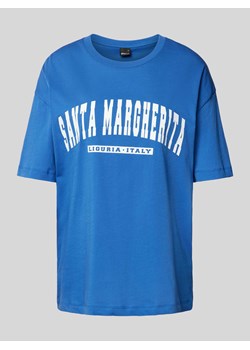 T-shirt z nadrukiem ze sloganem ze sklepu Peek&Cloppenburg  w kategorii Bluzki damskie - zdjęcie 174088800