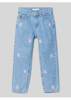 Jeansy o kroju regular fit z dodatkiem bawełny ekologicznej model ‘BELLA’ ze sklepu Peek&Cloppenburg  w kategorii Spodnie dziewczęce - zdjęcie 174092664
