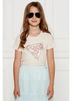 Guess T-shirt | Regular Fit ze sklepu Gomez Fashion Store w kategorii Bluzki dziewczęce - zdjęcie 174092763