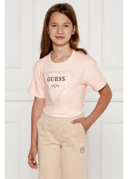 Guess T-shirt | Regular Fit ze sklepu Gomez Fashion Store w kategorii Bluzki dziewczęce - zdjęcie 174092771