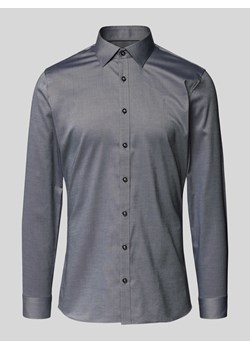 Koszula biznesowa o kroju Super Slim Fit z kołnierzykiem typu kent ze sklepu Peek&Cloppenburg  w kategorii Koszule męskie - zdjęcie 174094091