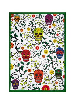 Trendy Kitchen by EXCÉLSA Ściereczka &quot;Calavera&quot; ze wzorem do naczyń - 70 x 50 cm ze sklepu Limango Polska w kategorii Ścierki kuchenne - zdjęcie 174094183