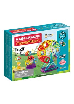 MAGFORMERS 48-częściowy zestaw magnetyczny &quot;Carnival Plus&apos; - 3+ ze sklepu Limango Polska w kategorii Zabawki - zdjęcie 174094371