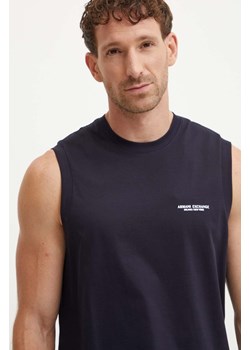 Armani Exchange t-shirt bawełniany męski kolor granatowy 8NZH97 ZJ9AZ ze sklepu ANSWEAR.com w kategorii T-shirty męskie - zdjęcie 174095984