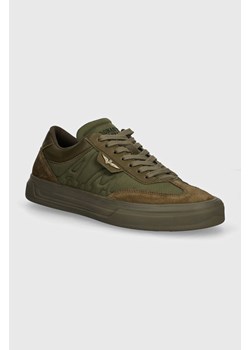 Aeronautica Militare sneakersy kolor zielony SC264UXPL238 ze sklepu ANSWEAR.com w kategorii Trampki męskie - zdjęcie 174096312