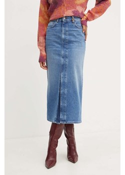 Twinset spódnica jeansowa kolor niebieski maxi prosta 242TP2564 ze sklepu ANSWEAR.com w kategorii Spódnice - zdjęcie 174096364