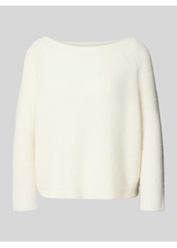 Sweter z dzianiny z okrągłym dekoltem model ‘XENO’ ze sklepu Peek&Cloppenburg  w kategorii Swetry damskie - zdjęcie 174096740