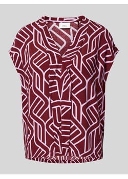 Bluzka z dekoltem w serek ze sklepu Peek&Cloppenburg  w kategorii Bluzki damskie - zdjęcie 174096743