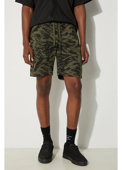 Alpha Industries szorty X-Fit Cargo Short Camo męskie kolor zielony 166301C.634-ZIELONY ze sklepu PRM w kategorii Spodenki męskie - zdjęcie 174097802