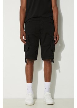 Alpha Industries szorty bawełniane Jet Short kolor czarny 191200.03-CZARNY ze sklepu PRM w kategorii Spodenki męskie - zdjęcie 174097812