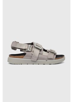 Birkenstock sandały Shinjuku męskie kolor szary 1028132 ze sklepu PRM w kategorii Sandały męskie - zdjęcie 174098030