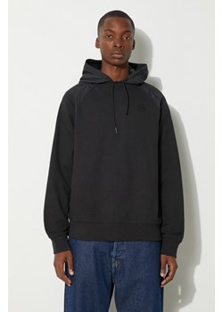 adidas Originals bluza bawełniana Trefoil Essentials Hoodie męska kolor czarny z kapturem gładka HR8673-CZARNY ze sklepu PRM w kategorii Bluzy męskie - zdjęcie 174098144