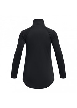 Dziewczęca bluza treningowa nierozpinana bez kaptura Under Armour Tech Graphic 1/2 Zip - czarna ze sklepu Sportstylestory.com w kategorii Bluzy dziewczęce - zdjęcie 174101691