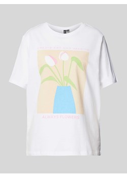 T-shirt z nadrukowanym motywem ze sklepu Peek&Cloppenburg  w kategorii Bluzki damskie - zdjęcie 174101712