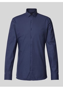 Koszula biznesowa o kroju Super Slim Fit z kołnierzykiem typu kent ze sklepu Peek&Cloppenburg  w kategorii Koszule męskie - zdjęcie 174101934