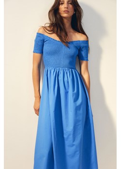 H & M - Sukienka z odkrytymi ramionami - Niebieski ze sklepu H&M w kategorii Sukienki - zdjęcie 174102380