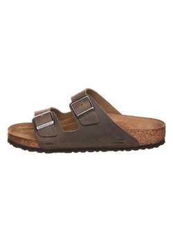 Birkenstock Skórzane klapki "Arizona" w kolorze khaki - id: 15729976 - marki BIRKENSTOCK - 174102810 Birkenstock Skórzane klapki "Arizona" w kolorze khaki ze sklepu Limango Polska w kategorii Klapki męskie - zdjęcie 174102810
