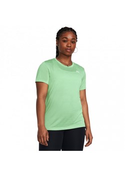 Damska koszulka treningowa Under Armour Tech SSC- Twist - zielona ze sklepu Sportstylestory.com w kategorii Bluzki damskie - zdjęcie 174106542