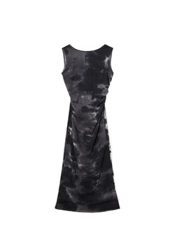 Cropp - Wzorzysta czarna sukienka maxi - czarny ze sklepu Cropp w kategorii Sukienki - zdjęcie 174107690