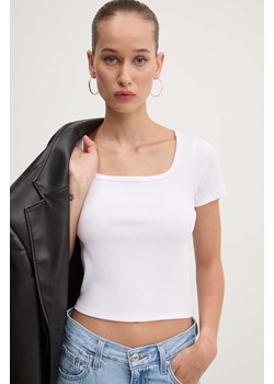 Hollister Co. t-shirt damski kolor biały KI339-3585 ze sklepu ANSWEAR.com w kategorii Bluzki damskie - zdjęcie 174108611