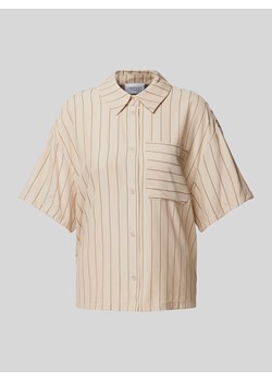 Bluzka koszulowa z kieszenią na piersi model ‘ESVA’ ze sklepu Peek&Cloppenburg  w kategorii Koszule damskie - zdjęcie 174108990