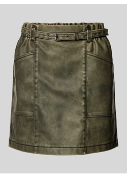 Spódnica mini z imitacji skóry model ‘HALLI HEIDI’ ze sklepu Peek&Cloppenburg  w kategorii Spódnice - zdjęcie 174109171