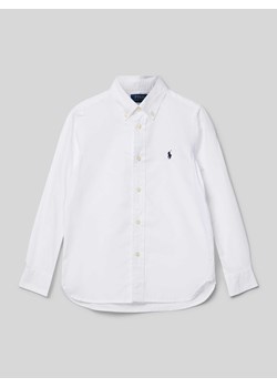 Koszula casualowa o kroju slim fit z wyhaftowanym logo ze sklepu Peek&Cloppenburg  w kategorii Koszule chłopięce - zdjęcie 174109230