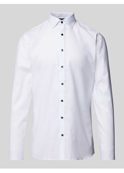 Koszula biznesowa o kroju Super Slim Fit z kołnierzykiem typu kent ze sklepu Peek&Cloppenburg  w kategorii Koszule męskie - zdjęcie 174109273