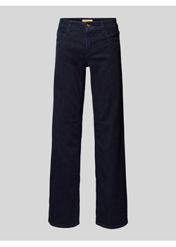Jeansy z szeroką nogawką i bocznymi wpuszczanymi kieszeniami model ‘TESS’ ze sklepu Peek&Cloppenburg  w kategorii Jeansy damskie - zdjęcie 174109302