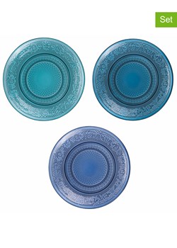 Villa d´Este Talerze (6 szt.) &quot;Ocean&quot; w kolorze niebiesko-turkusowym - Ø 15 cm ze sklepu Limango Polska w kategorii Naczynia - zdjęcie 174109922