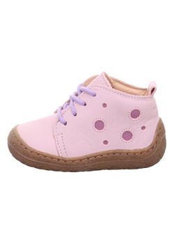 superfit Skórzane trzewiki "Saturnus" w kolorze jasnoróżowym ze sklepu Limango Polska w kategorii Buty zimowe dziecięce - zdjęcie 174110134