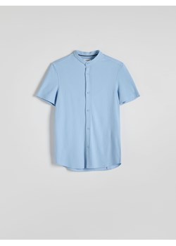 Reserved - Koszula slim fit ze stójką - jasnoniebieski ze sklepu Reserved w kategorii Koszule męskie - zdjęcie 174112770