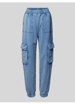Spodnie cargo o kroju tapered fit z elastycznym pasem model ‘Nafilia’ ze sklepu Peek&Cloppenburg  w kategorii Spodnie damskie - zdjęcie 174113373
