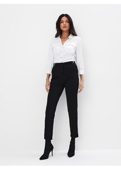 Mohito - Eleganckie czarne spodnie - czarny ze sklepu Mohito w kategorii Spodnie damskie - zdjęcie 174114222