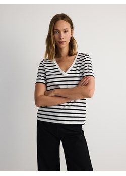 Reserved - T-shirt z modalem - wielobarwny ze sklepu Reserved w kategorii Bluzki damskie - zdjęcie 174115590