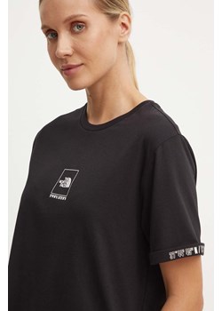 The North Face t-shirt bawełniany Coordinates Tee damski kolor czarny NF0A89CJJK31 ze sklepu ANSWEAR.com w kategorii Bluzki damskie - zdjęcie 174116153