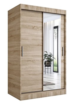 Szafa rozsuwana dąb sonoma 120 L8-G21 ze sklepu Edinos.pl w kategorii Szafy - zdjęcie 174116320