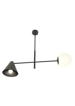 Czarna lampa sufitowa w stylu loftowym - D139-Vilox ze sklepu Edinos.pl w kategorii Lampy sufitowe - zdjęcie 174116514